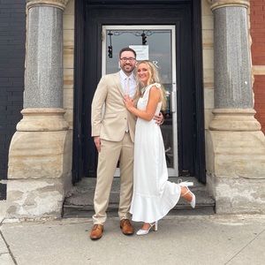 Show me Your Mumu Garden midi dress in  ivory